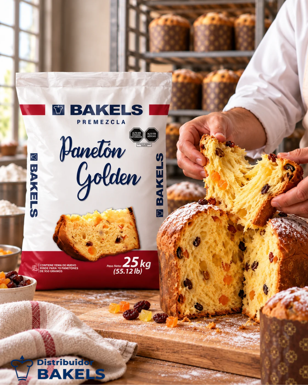 PANETON GOLDEN BLS 25 KG - Imagen 2