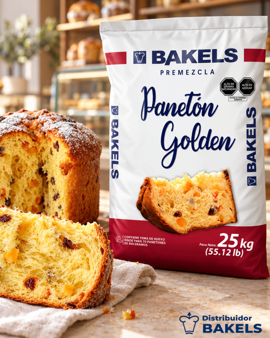 PANETON GOLDEN BLS 25 KG - Imagen 3