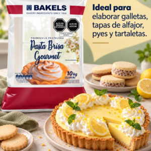 PASTA BRISA GOURMET BLS 10 KG  (BASES PYE, TARTALETAS, ALFAJORES, GALLETAS)